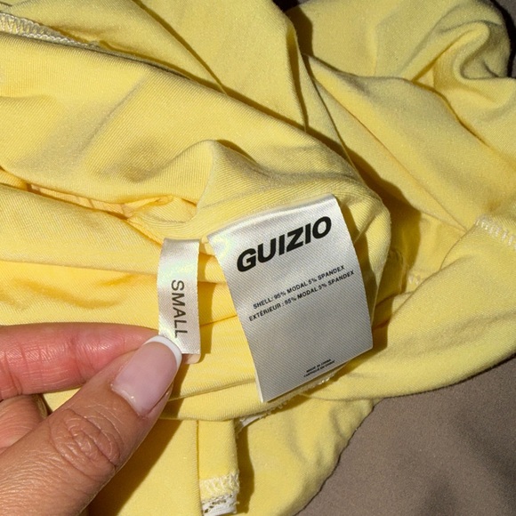 NWOT Guizio Yellow Midi Skirt (S) - Picture 2 of 3